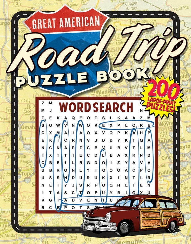 Great American Road Trip Puzzle Book