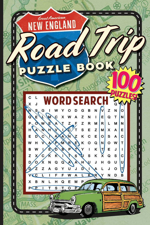 Great American New England Road Trip Puzzle Book