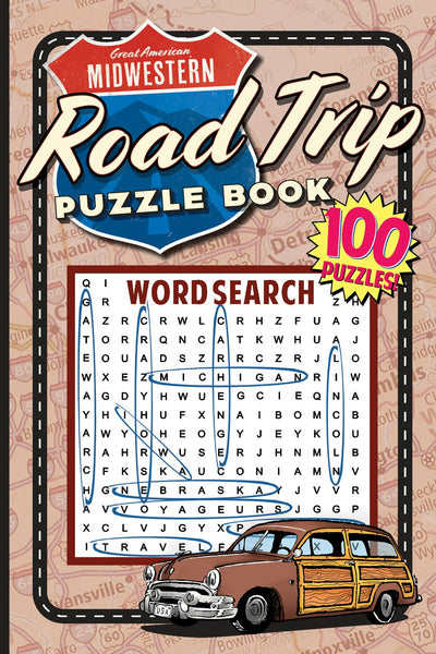 Great American Midwestern Road Trip Puzzle Book