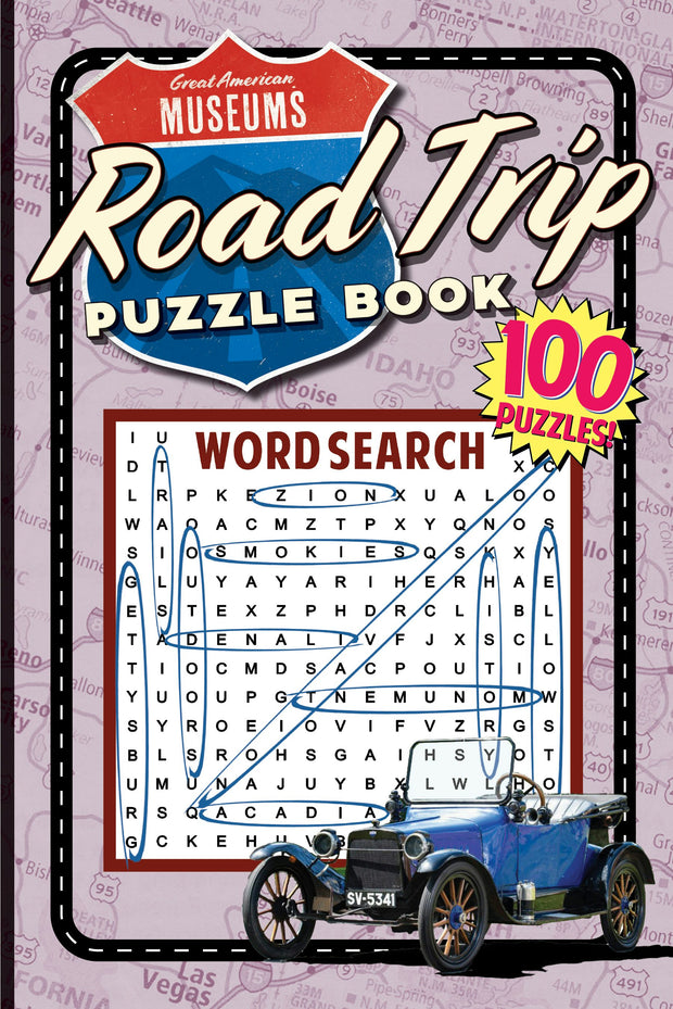 Cover image for The Great American Museums Road Trip Puzzle Book, isbn: 9781945187513