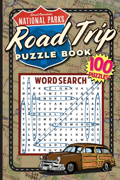 Cover image for National Parks Road Trip Puzzle Book, isbn: 9781945187520