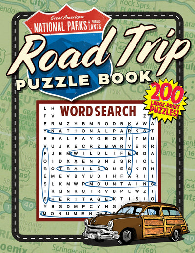 Great American Public Lands Road Trip Puzzle Book