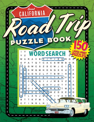 Cover image for The Great California Road Trip Puzzle Book, isbn: 9781945187681