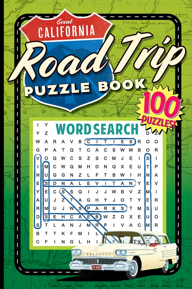 Cover image for The Great California Road Trip Puzzle Book, isbn: 9781945187711